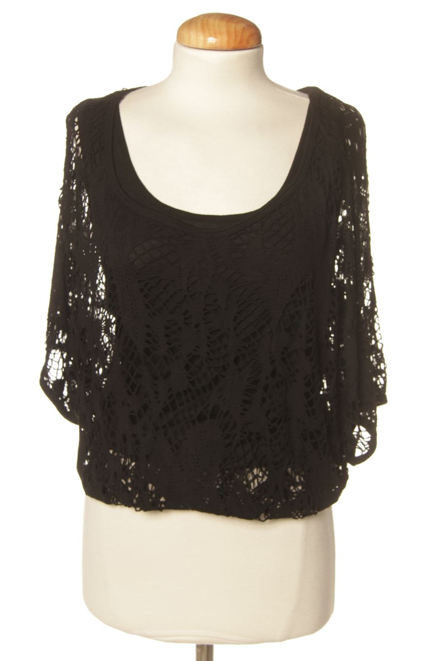 Top Made in italy de la taille M, de couleur noir