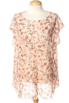 Blusa de manga corta XL Violeta (by Mango ), foto 1 de 2
