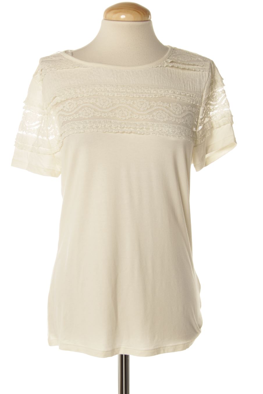 T-shirt H&M de la taille M, de couleur blanc