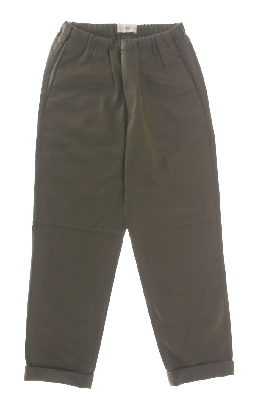 Pantaloni de Mango de la talla XXS, de color verde