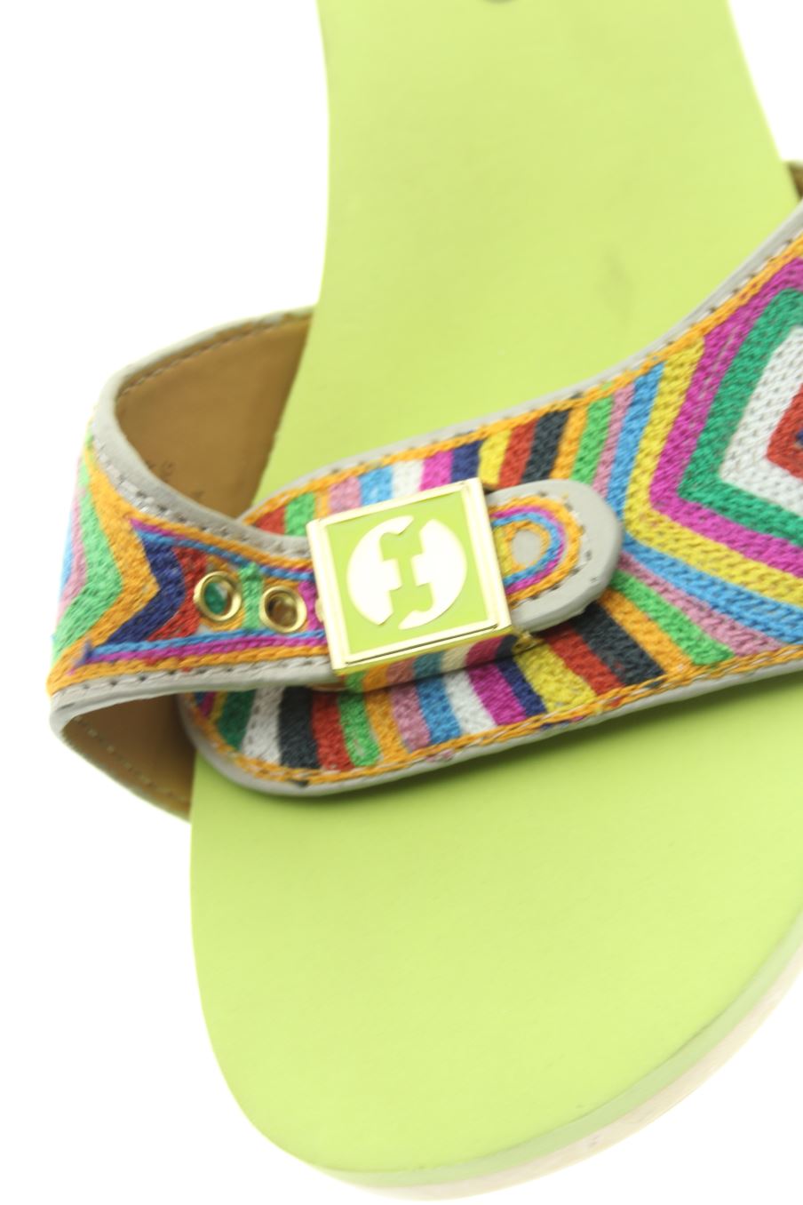 Plataformas de Flogg de la talla 40, de color rayas de