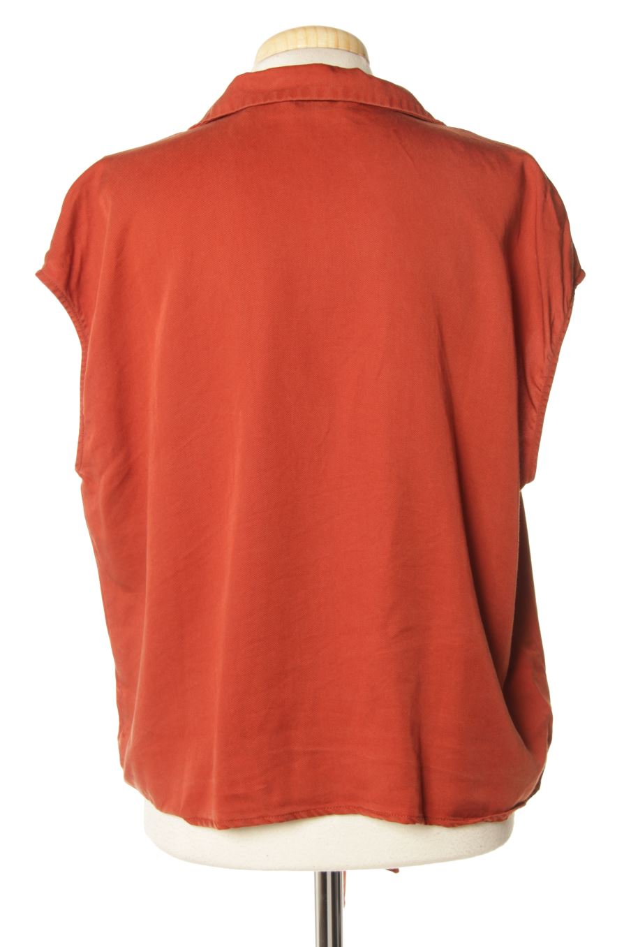 Camisa sin mangas de Naf Naf de la talla 42, de color marrón