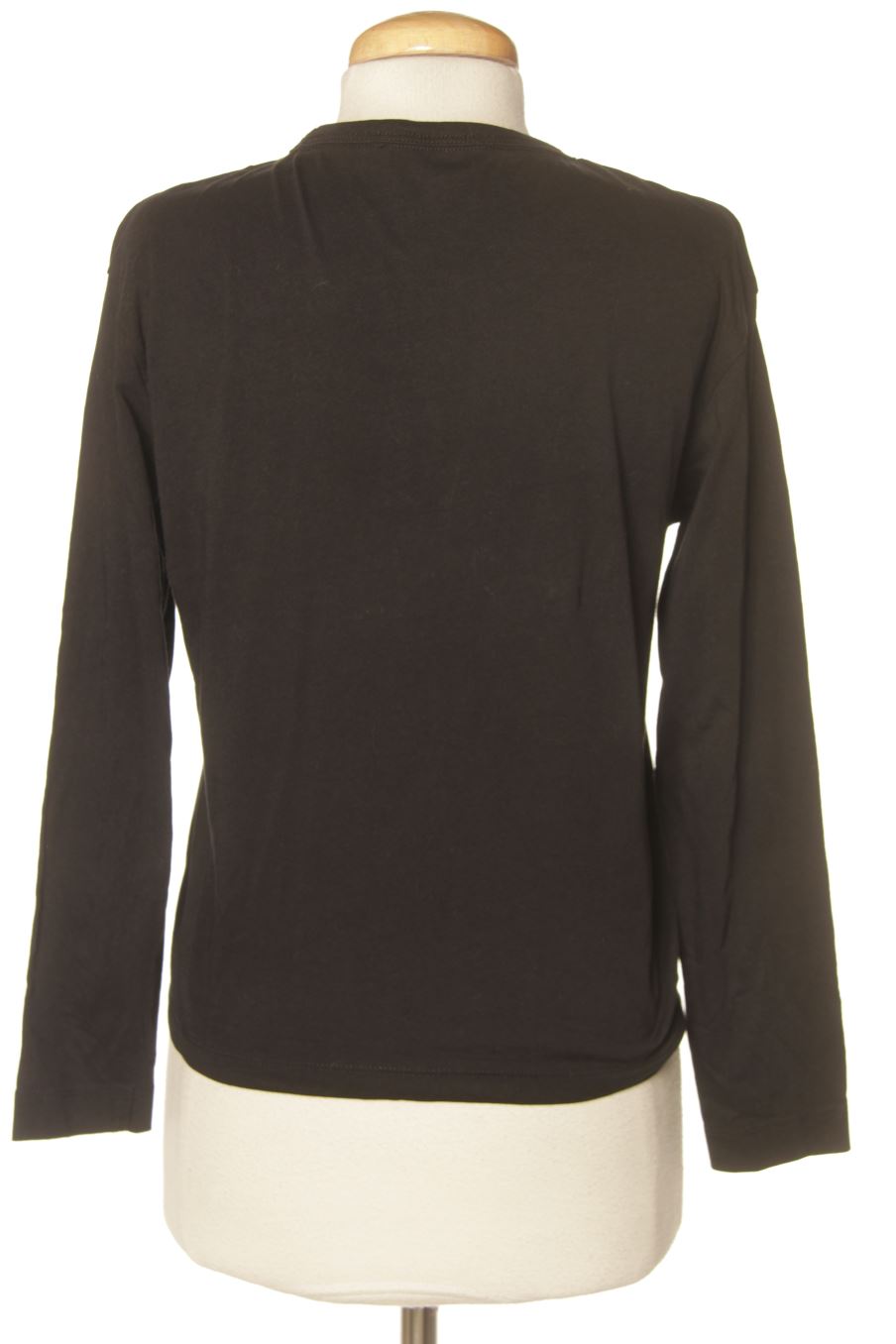Camiseta manga larga de Mango de la talla S, de color negro