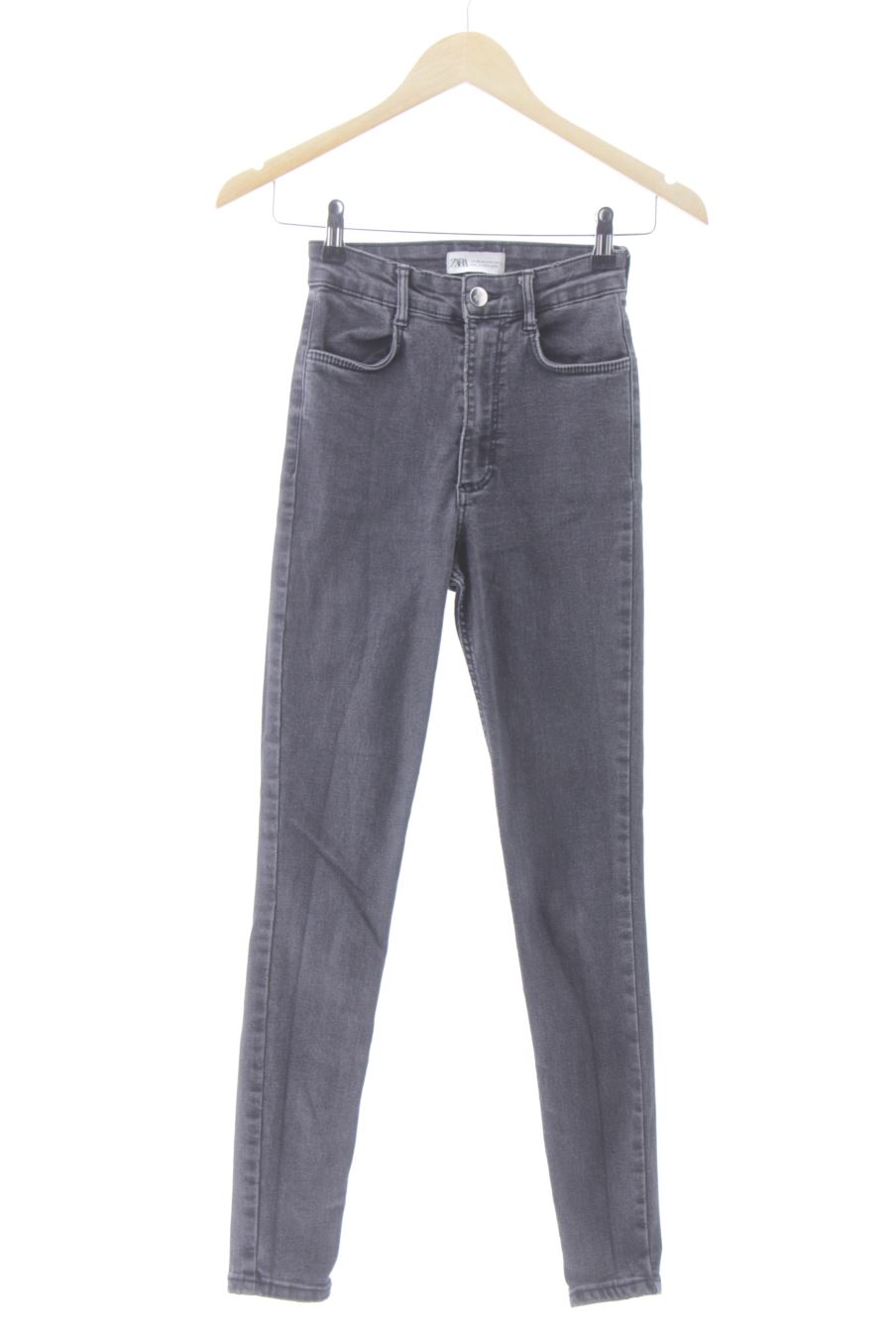 Jeans de Zara de la talla 34, de color grigio