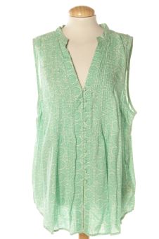 Kurzärmelige Bluse XL Maeve