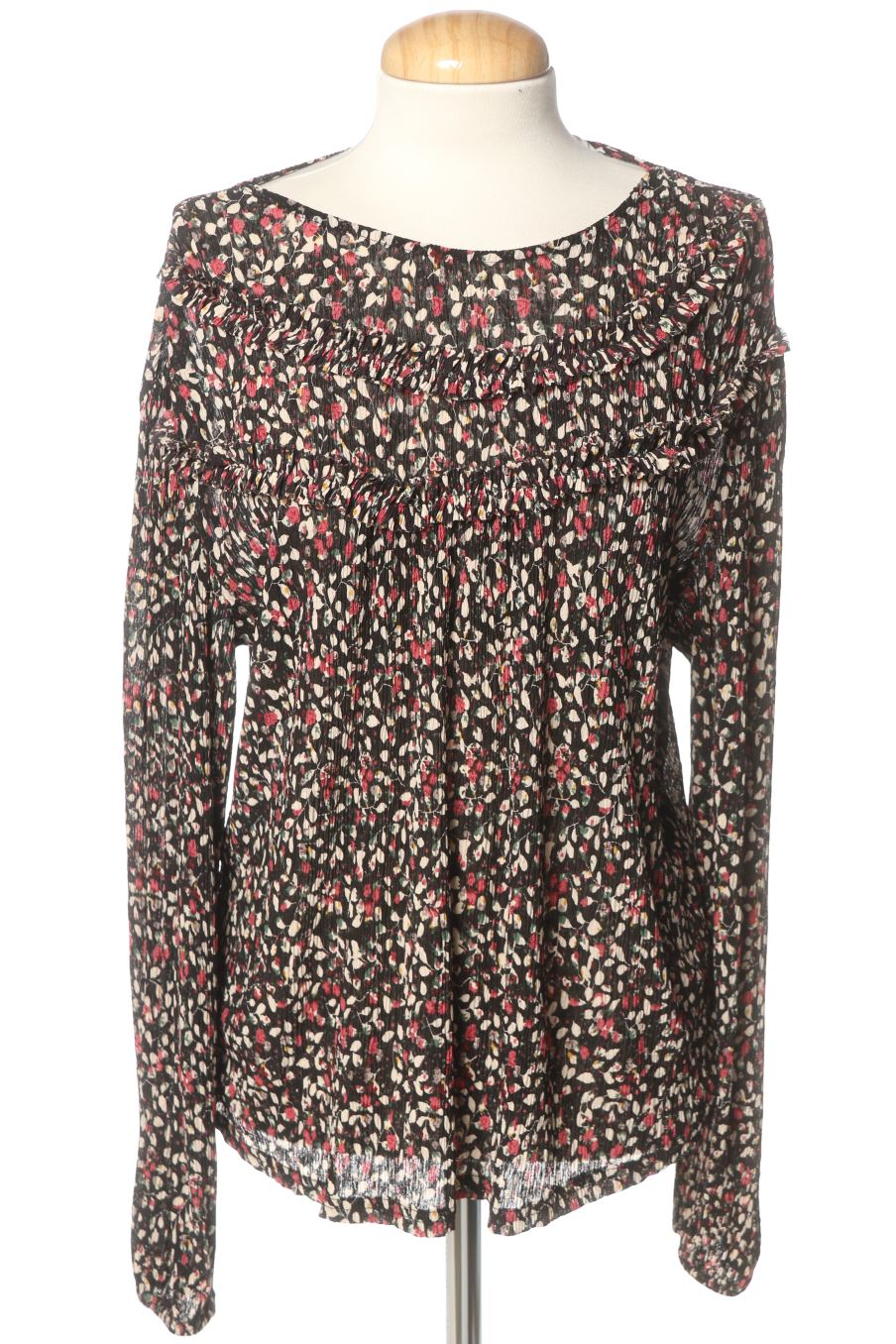 Blusa a maniche lunghe de Mango de la talla S, de color fiori