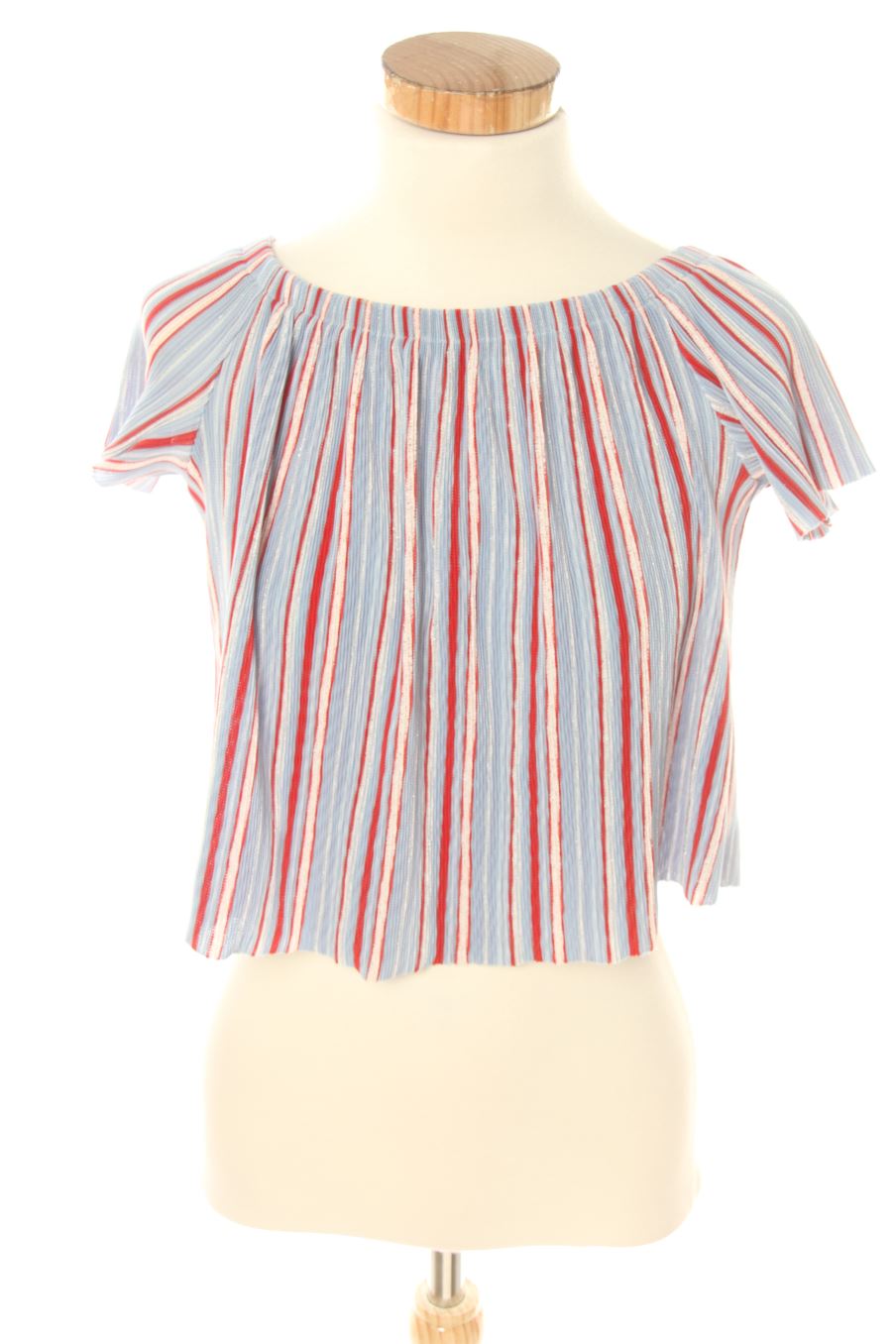 Blusa de manga corta de Bershka de la talla XS, de color estampado