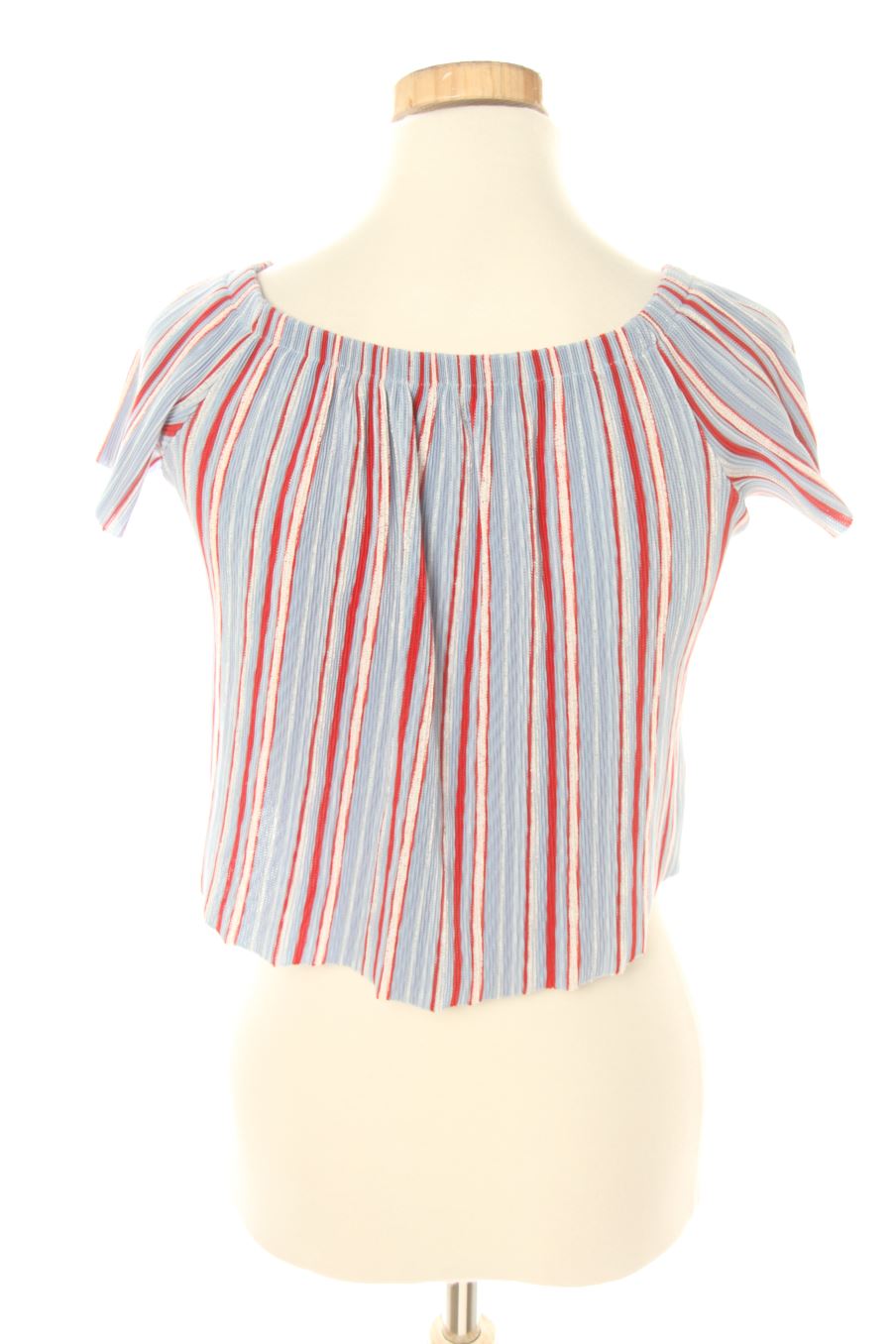 Blusa de manga corta de Bershka de la talla XS, de color estampado
