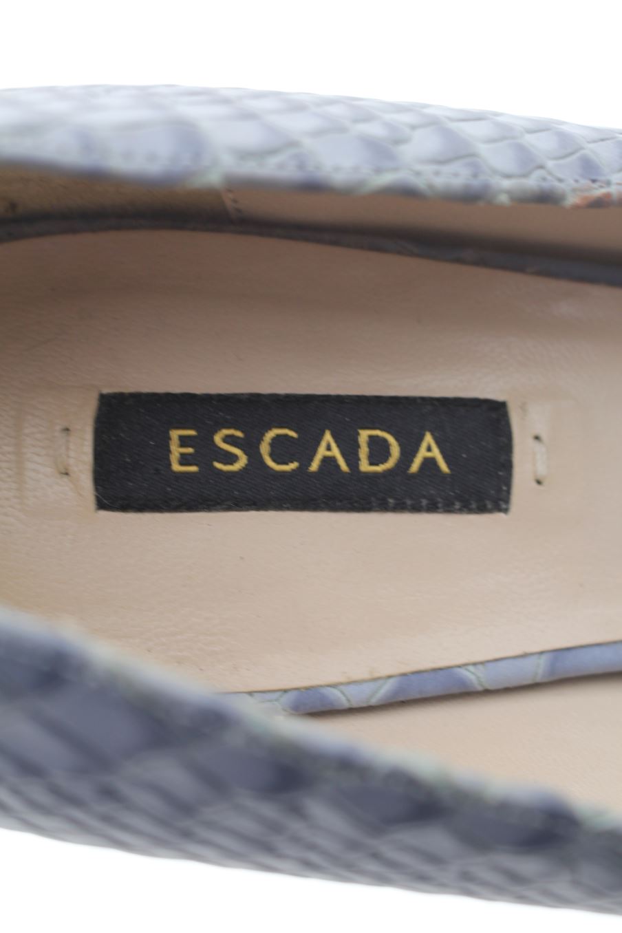 Zapatos de tacon de Escada de la talla 40, de color azul de