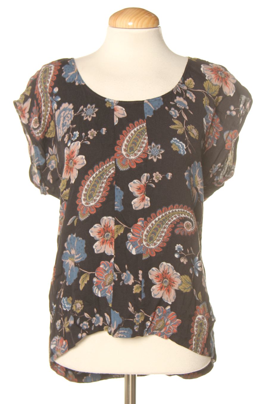 Blouse à manches courtes Loreak mendian de la taille S, de couleur noir
