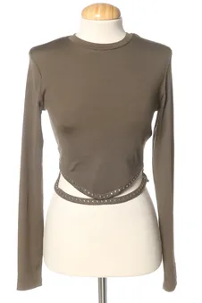 Blusa a maniche lunghe S Bershka, foto 1 di 2