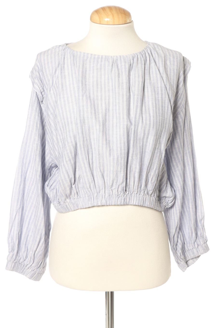 Blouse à manches longues Zara de la taille M, de couleur rayures