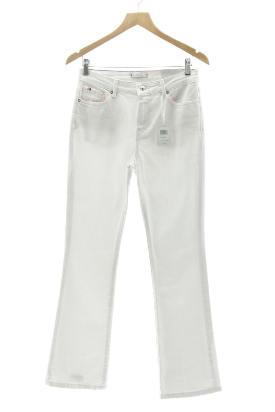 Vaquero de Tommy Hilfiger de la talla 36, de color blanco de ropa vaquera