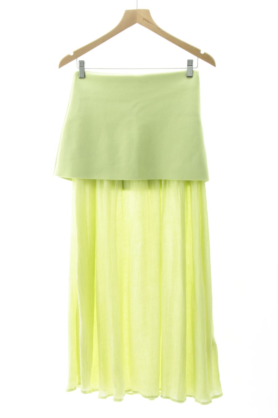 Jupe Zara de la taille S, de couleur vert