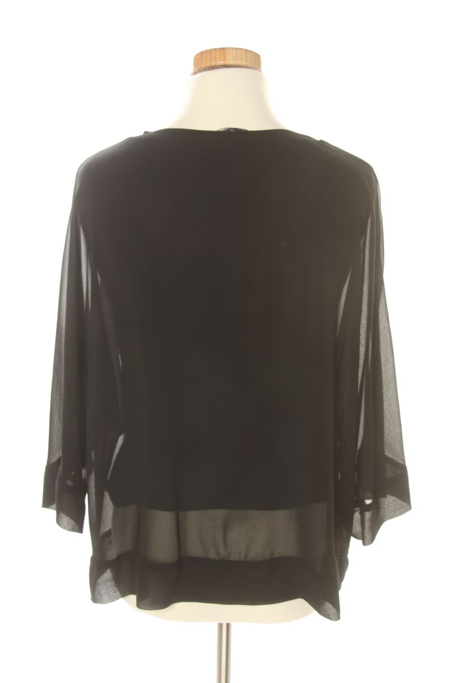 Blouse à manches longues Zara de la taille XS, de couleur noir
