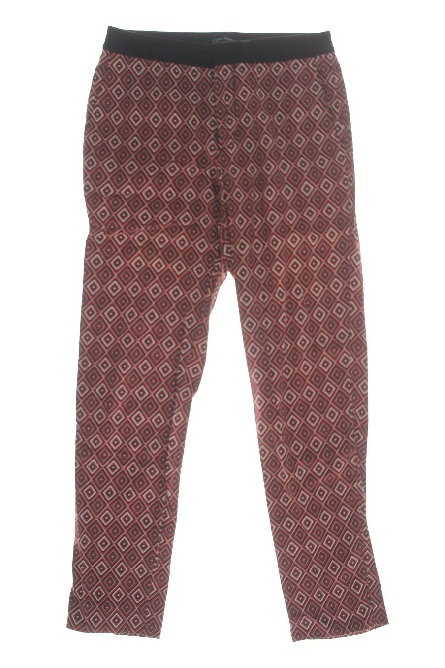 Pantalón de Zara de la talla XS, de color estampado