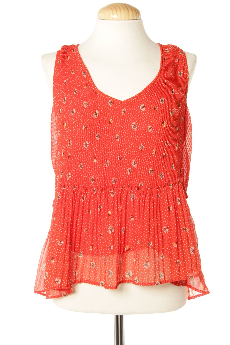 Blusa de manga corta de Trf (ZARA) de la talla S, de color estampado