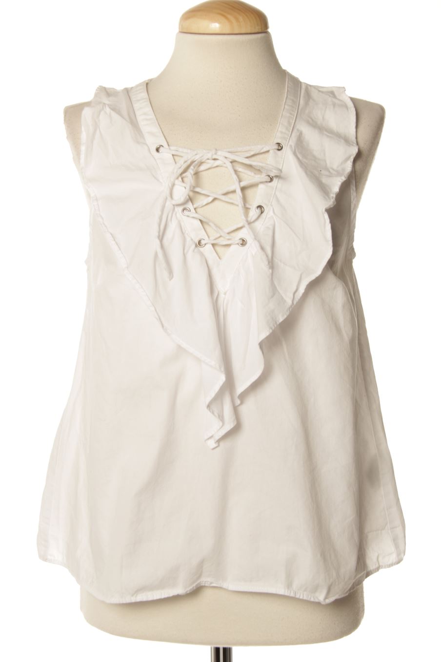 Top Stradivarius de la taille S, de couleur blanc