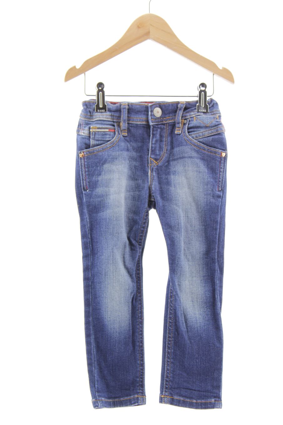 gebraucht Tommy Hilfiger Lange Jeans Größe 98 aus Denim