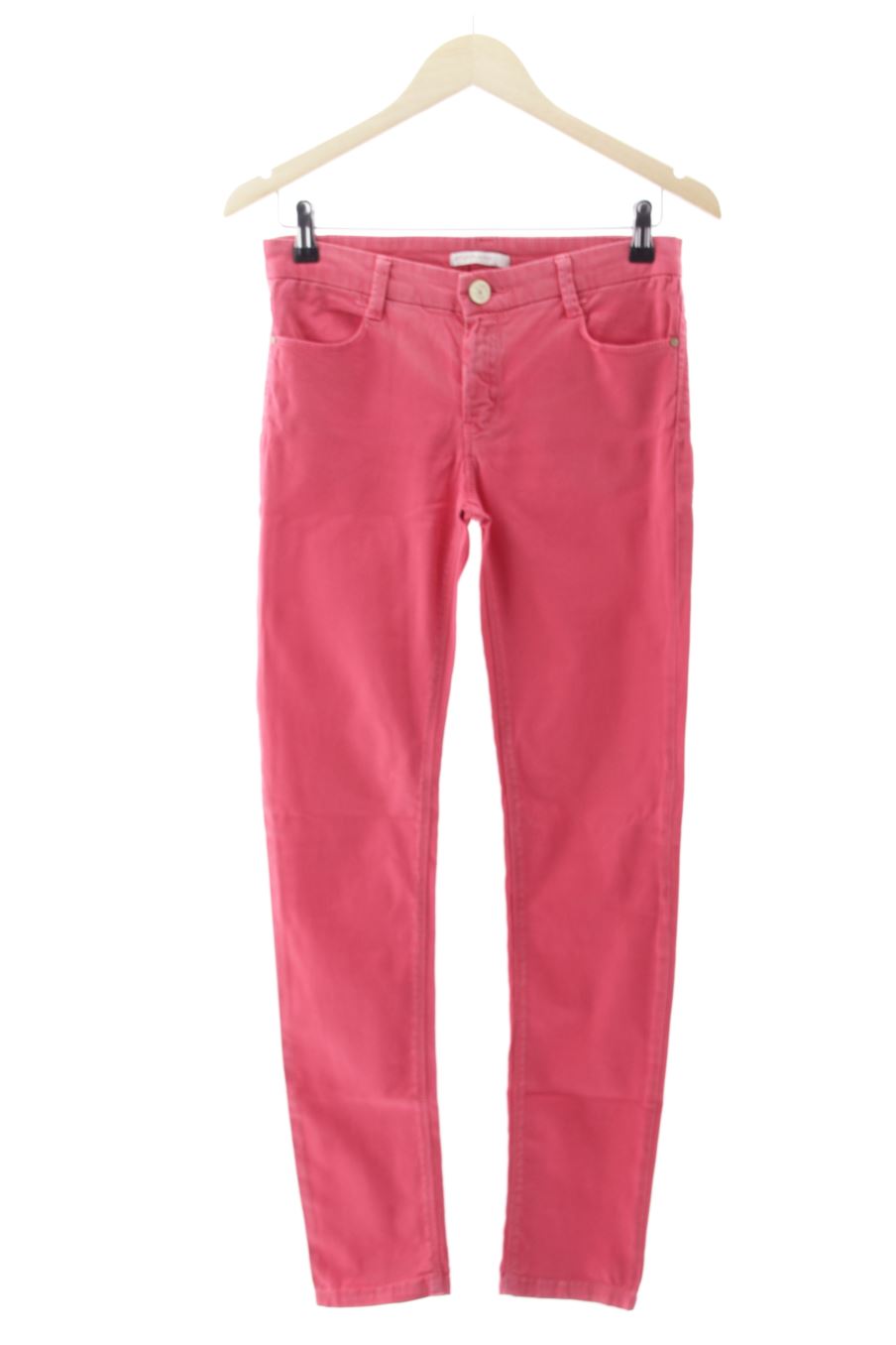 Jeans Stradivarius de la taille 38, de couleur rose de denim