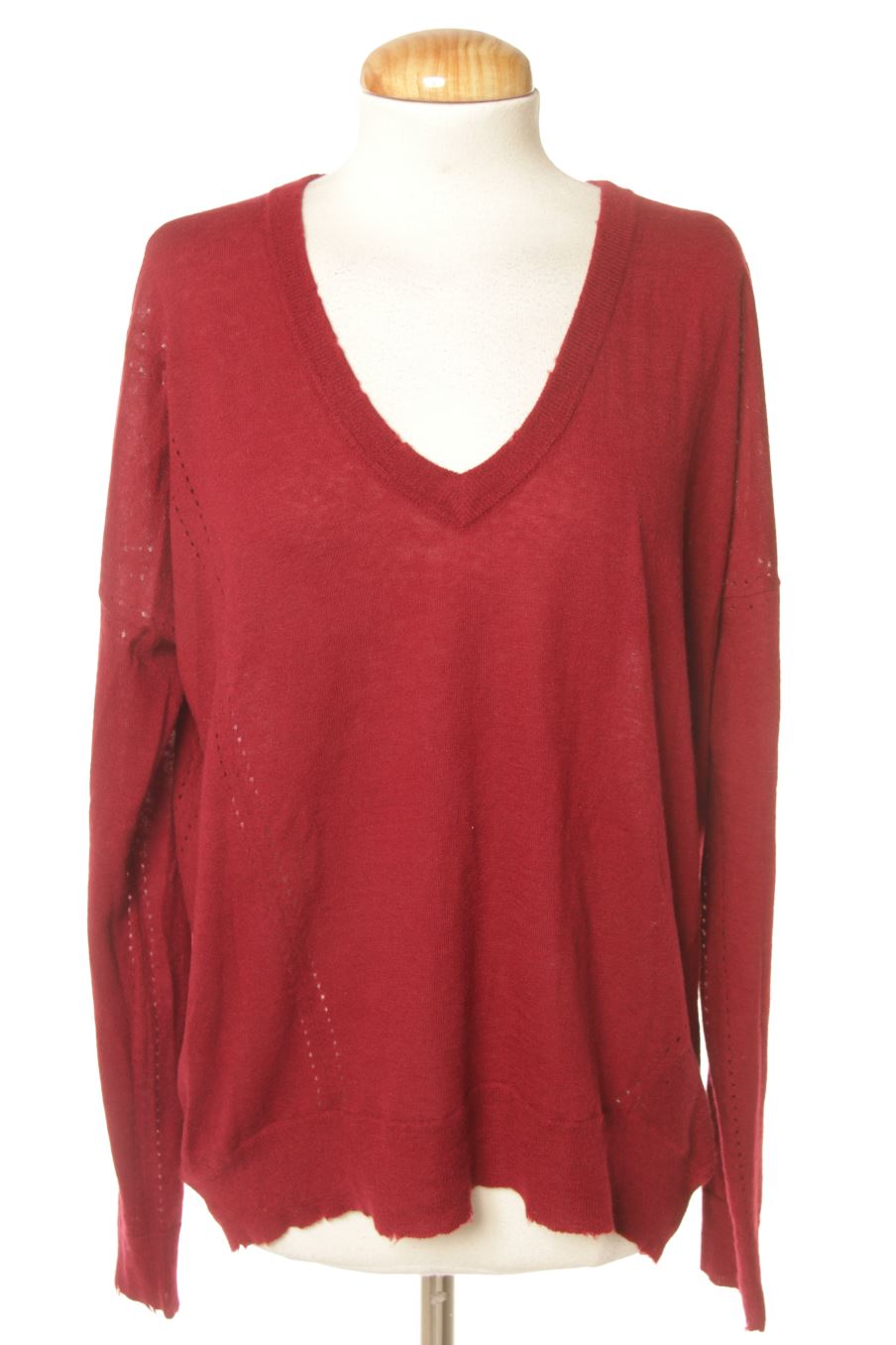 Pull Zadig & Voltaire de la taille M, de couleur bordeaux