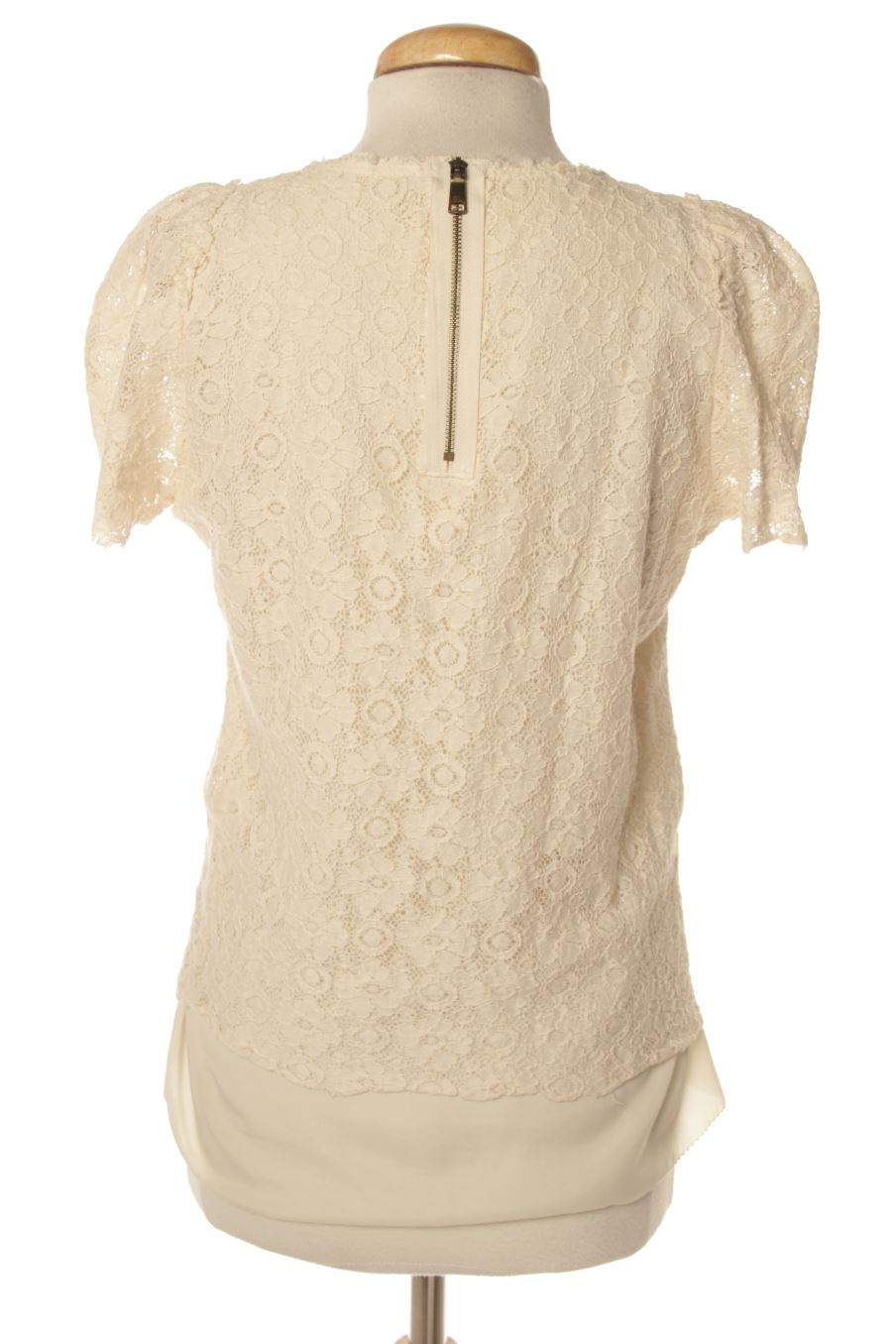 Blouse à manches courtes BIMBA Y LOLA de la taille M, de couleur beige