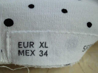 Falda de Sfera de la talla XL, de color blanco