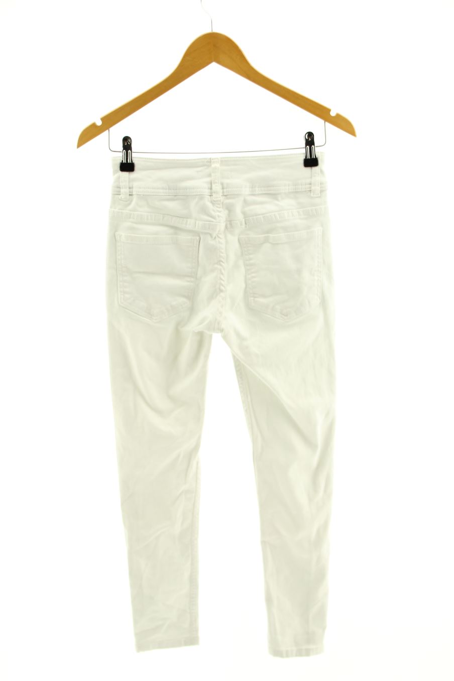 Jeans ANNA FIELD de la taille 34, de couleur blanc de denim