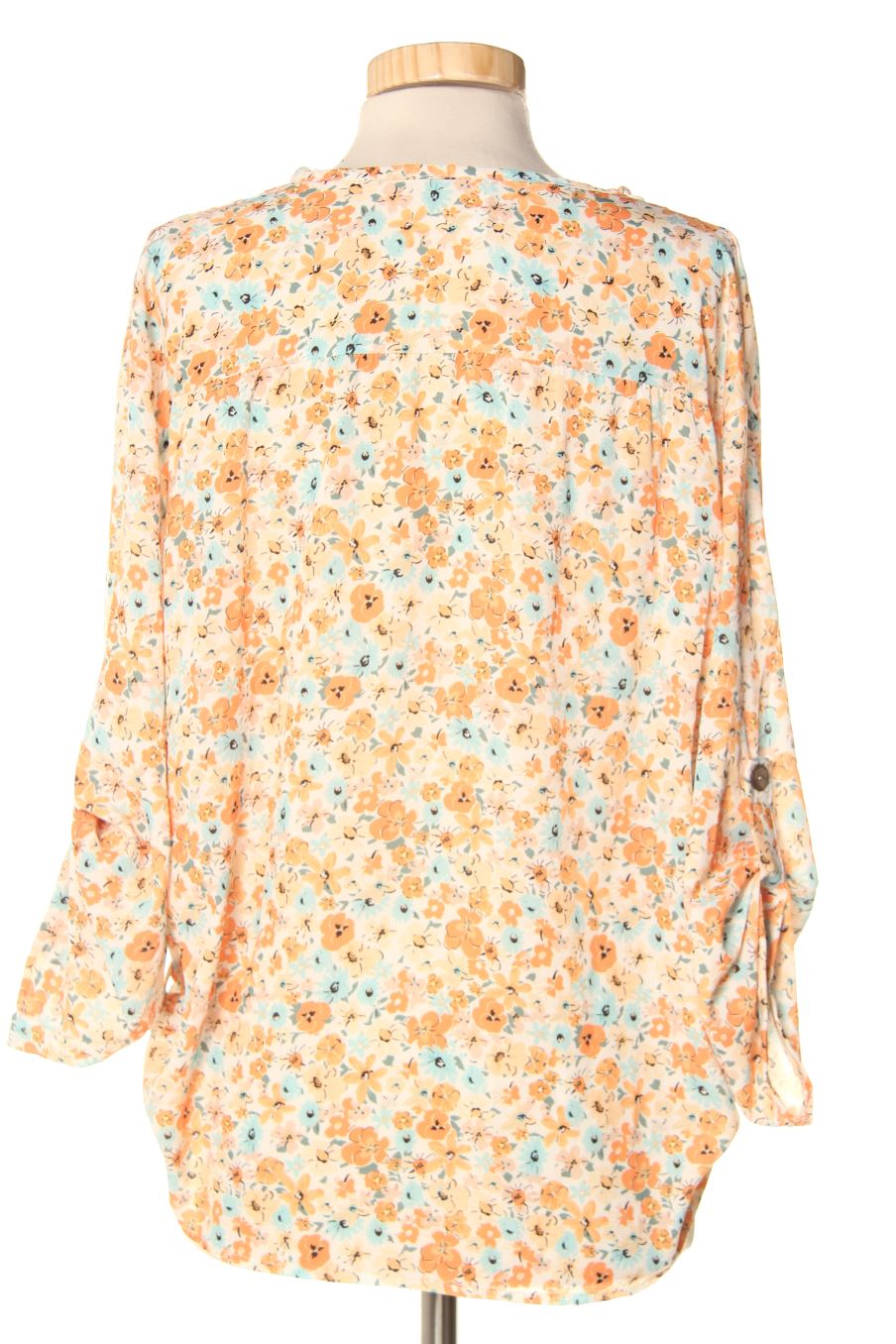 Blouse à manches longues JB FASHION de la taille M, de couleur fleurs
