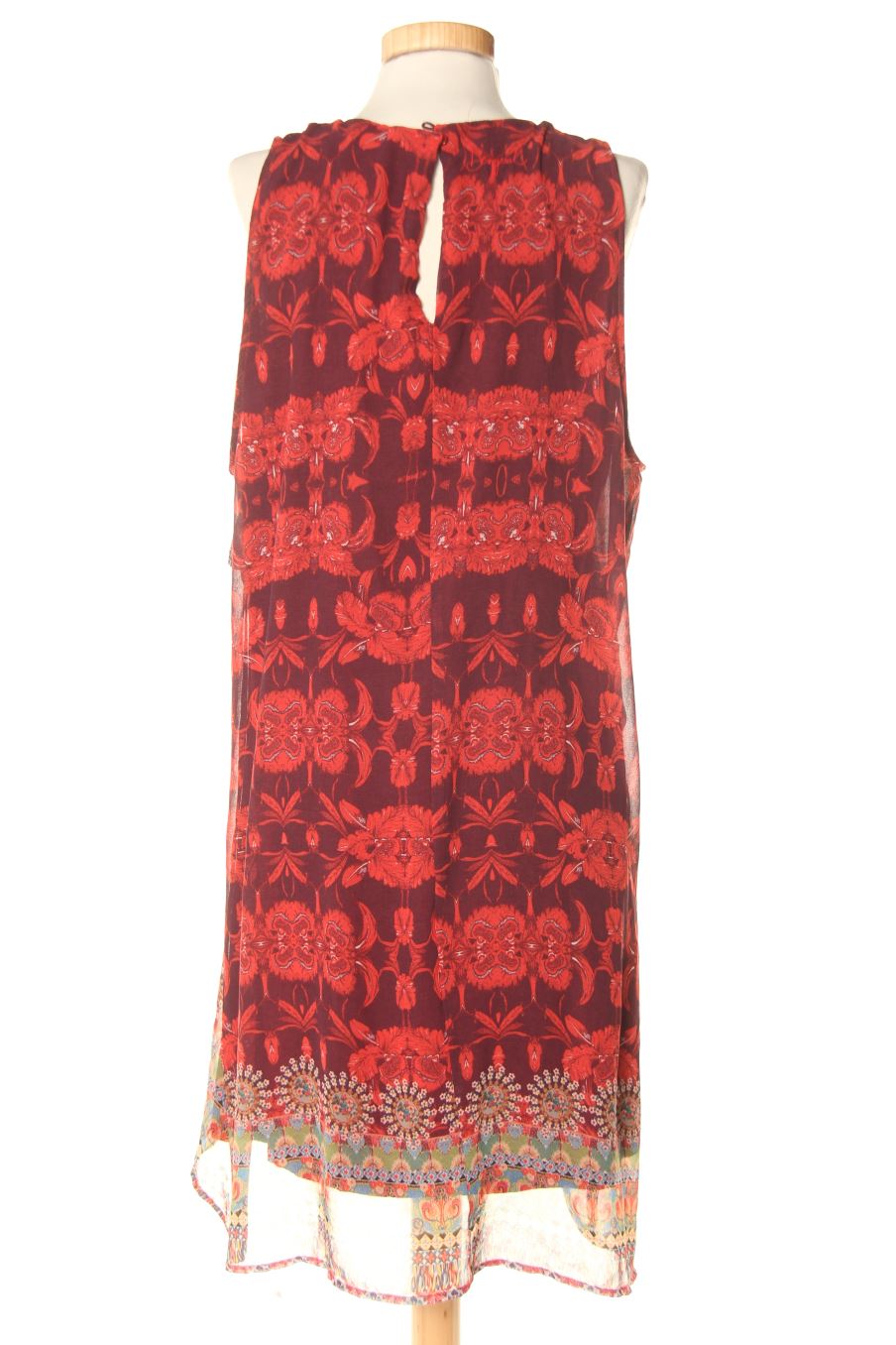 Robe casual Desigual de la taille 44, de couleur bordeaux