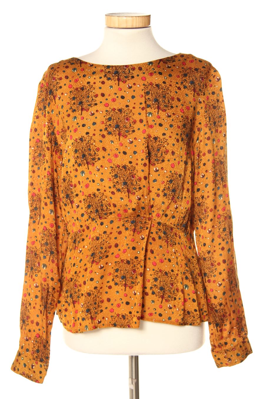 Blouse à manches longues Surkana de la taille L, de couleur imprimés
