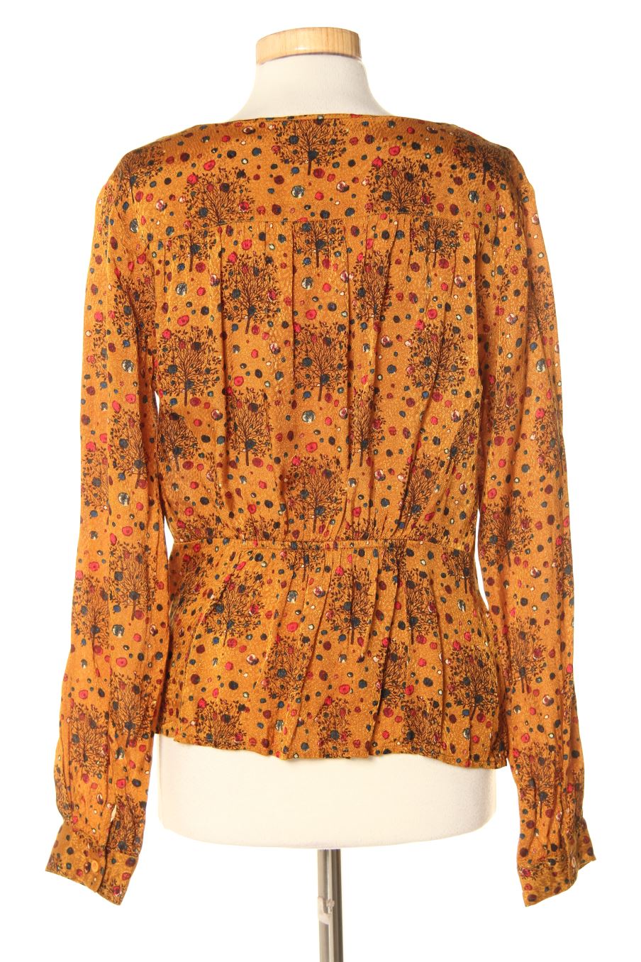Blouse à manches longues Surkana de la taille L, de couleur imprimés
