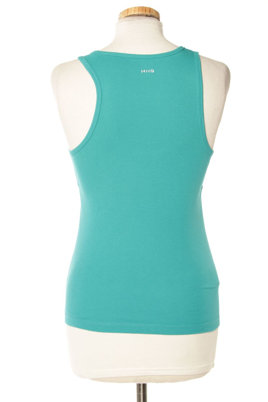 Top Mango de la taille S, de couleur turquoise