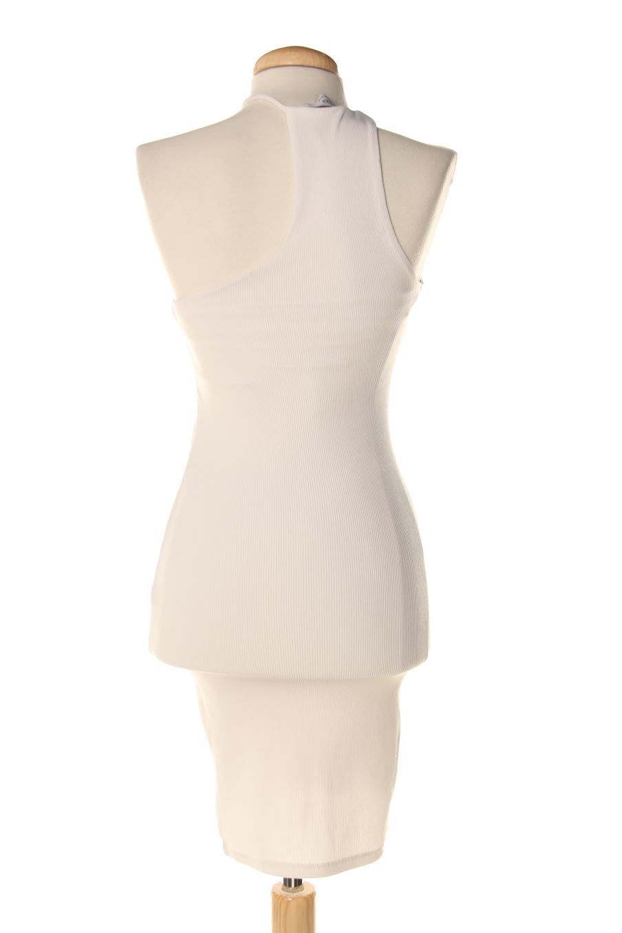 Robe casual Bershka de la taille XS, de couleur blanc