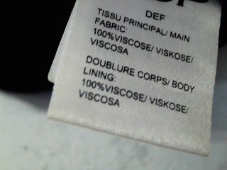 Robe casual DDP de la taille M, de couleur noir