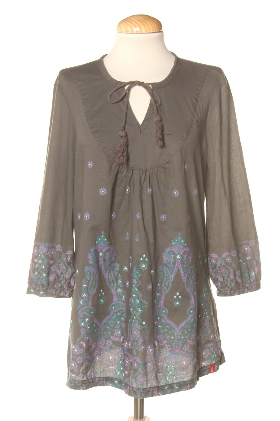 Blusa de manga larga de Edc (ESPRIT) de la talla S, de color gris