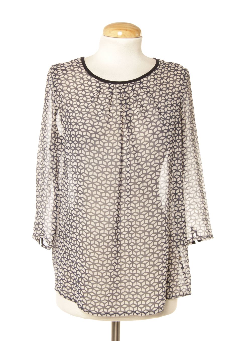 Blouse à manches longues KOCCA de la taille S, de couleur bleu marine