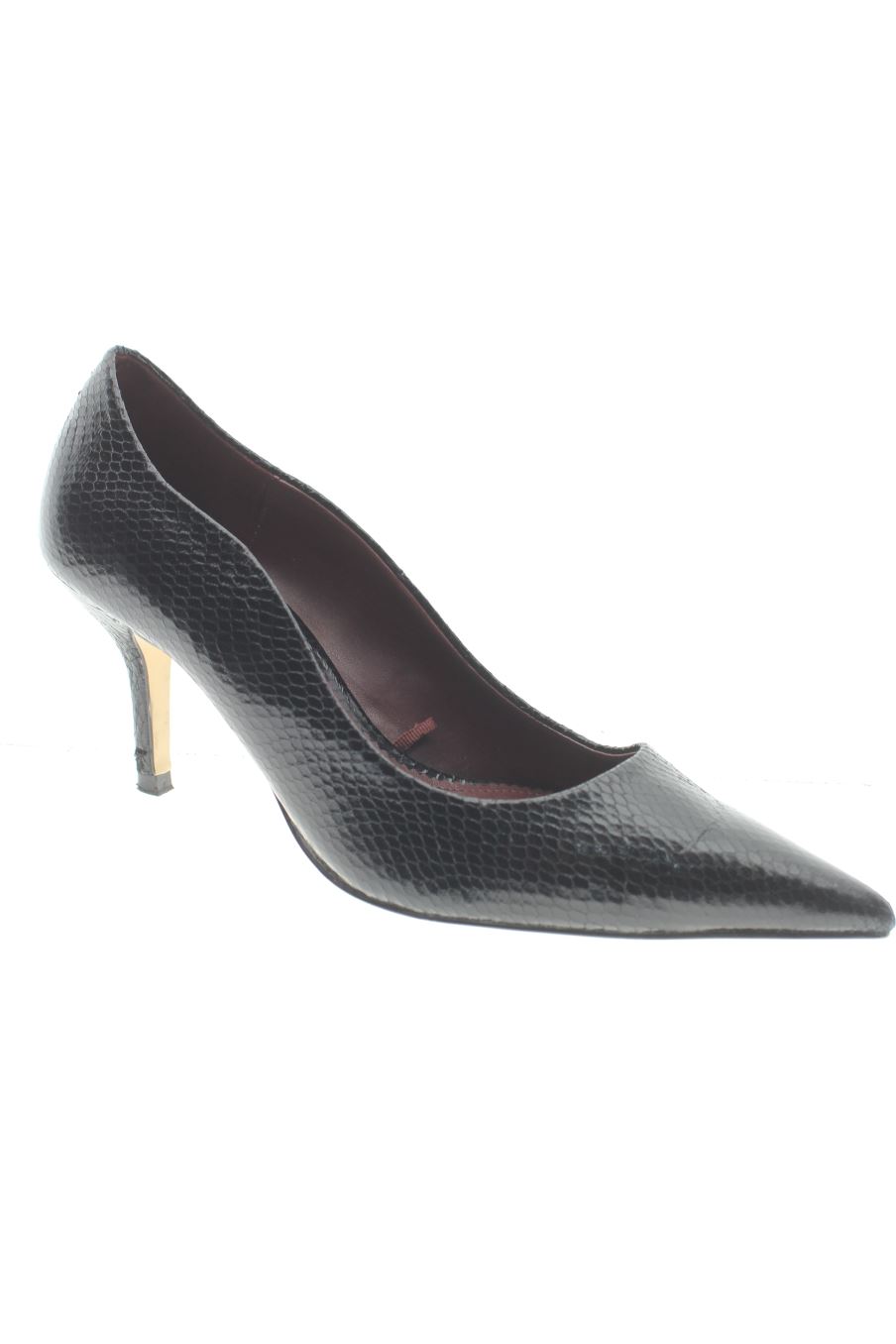 Zapatos de tacon de Zara de la talla 36, de color negro de