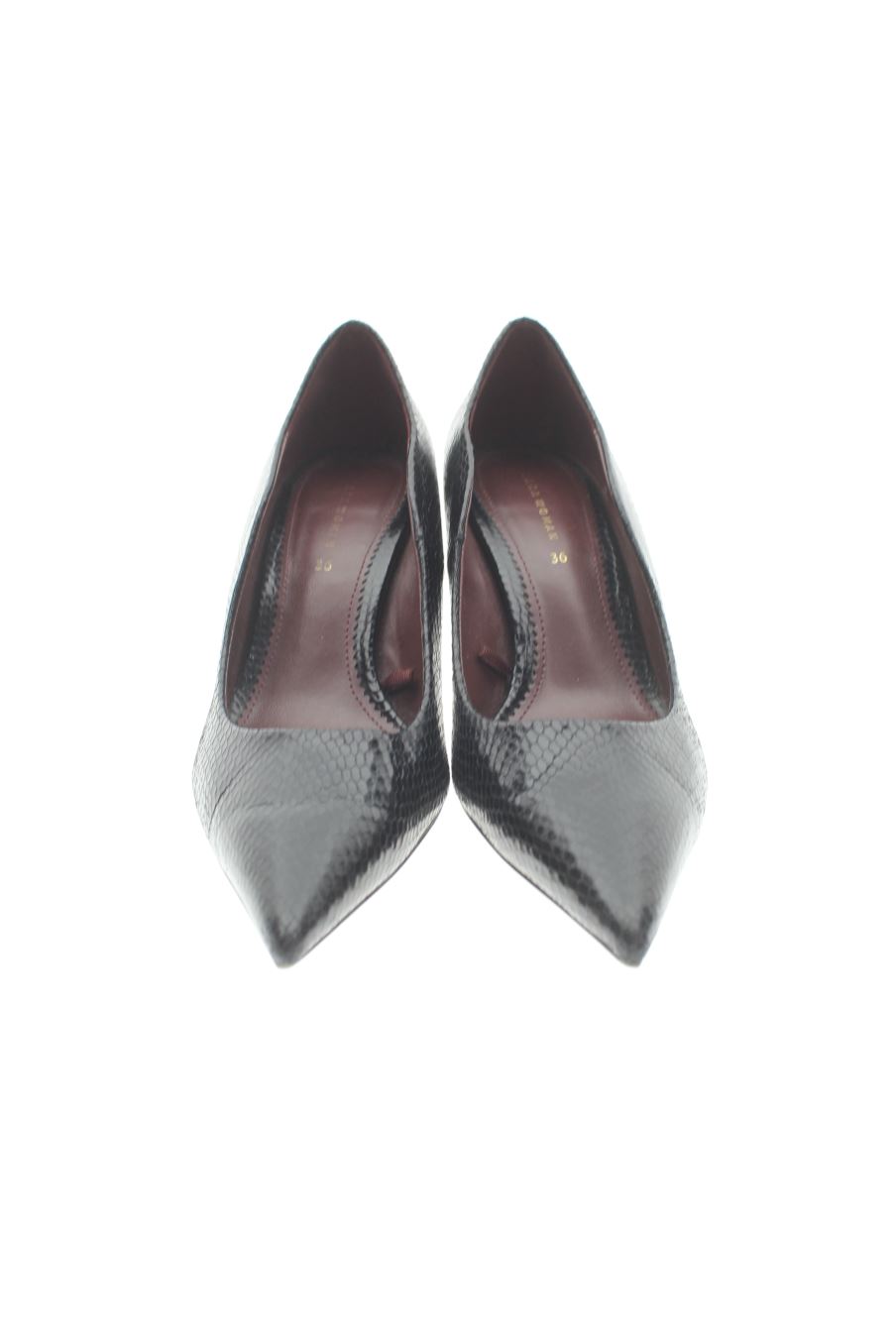 Zapatos de tacon de Zara de la talla 36, de color negro de