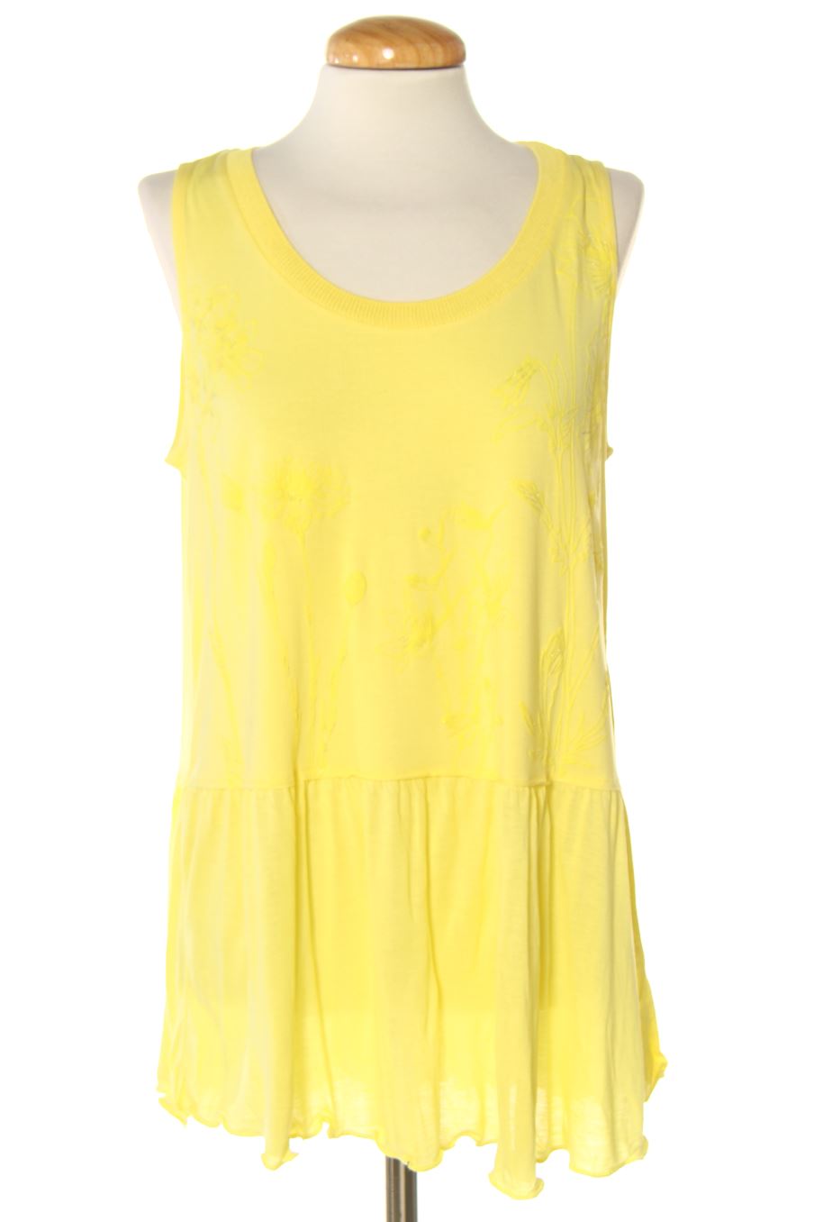 Top Desigual de la taille M, de couleur jaune