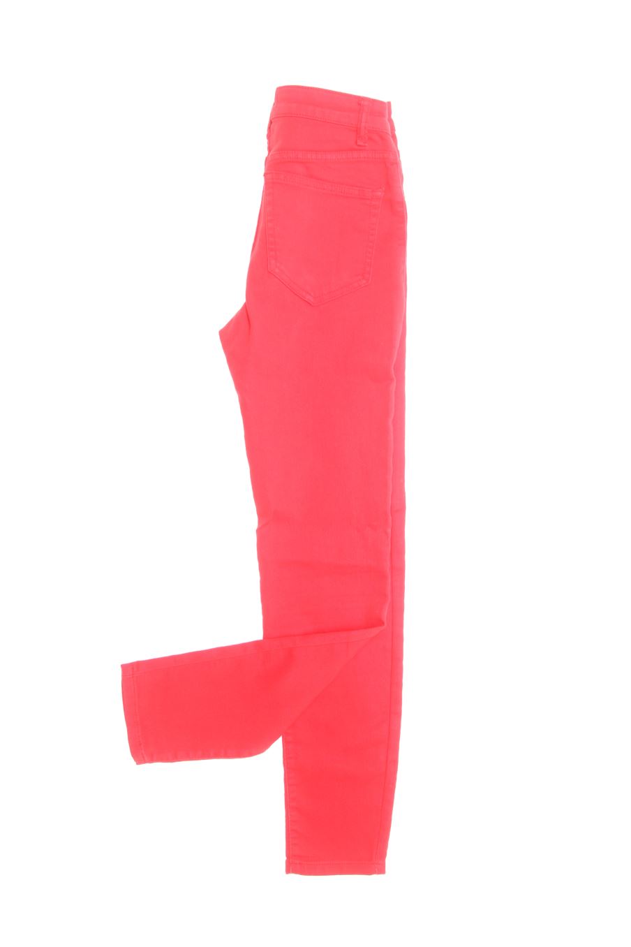 Jeans Pull & Bear de la taille 36, de couleur rouge de denim