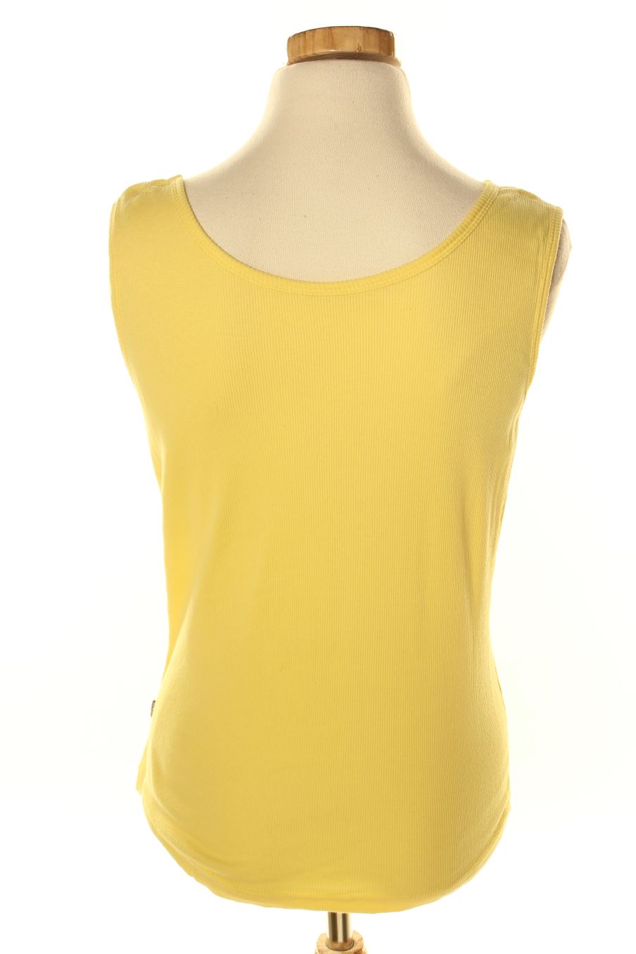 Camiseta sin mangas de Yaiza de la talla L, de color amarillo