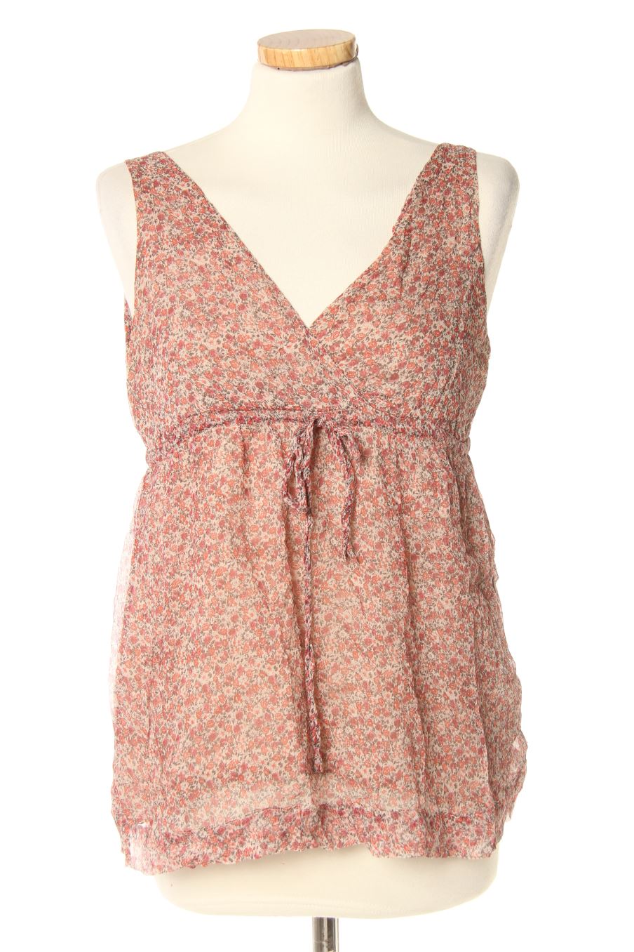 Top Naf Naf de la taille 38, de couleur fleurs de soie