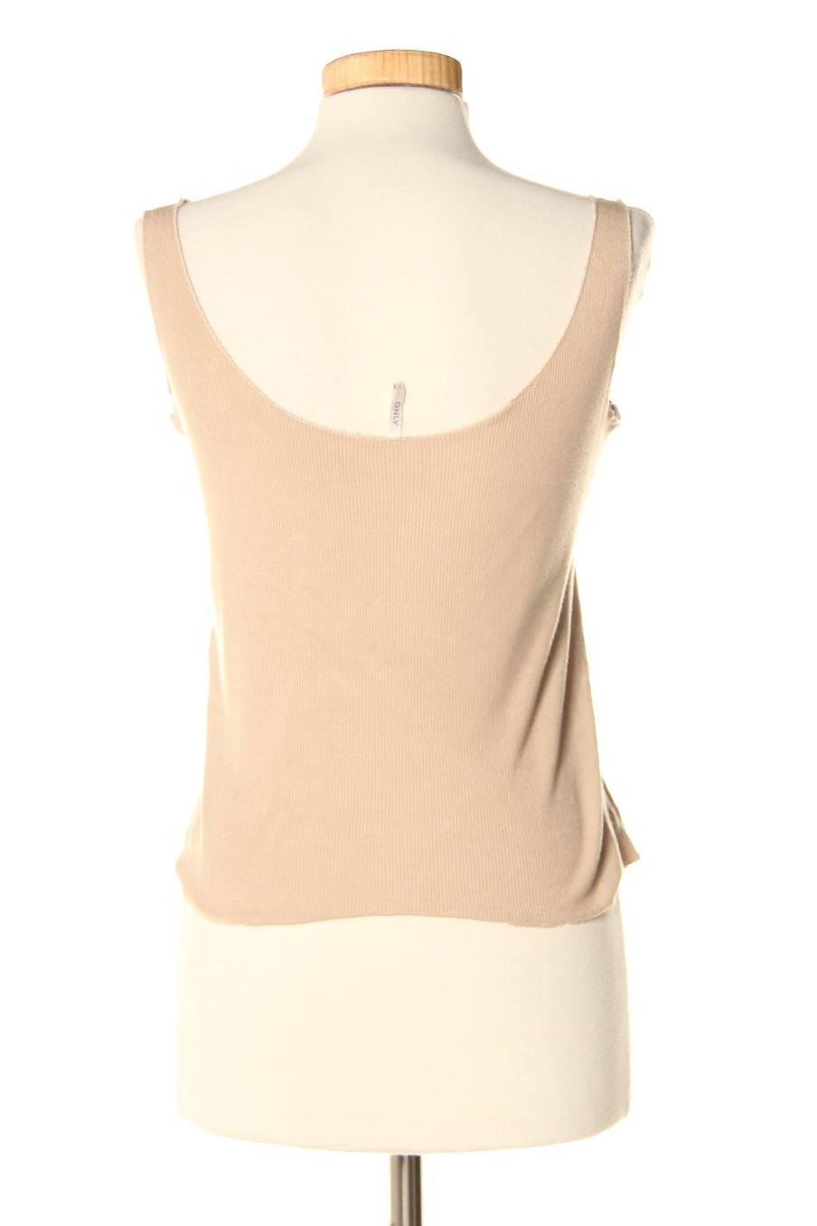 Camiseta sin mangas de Only de la talla XS, de color beige