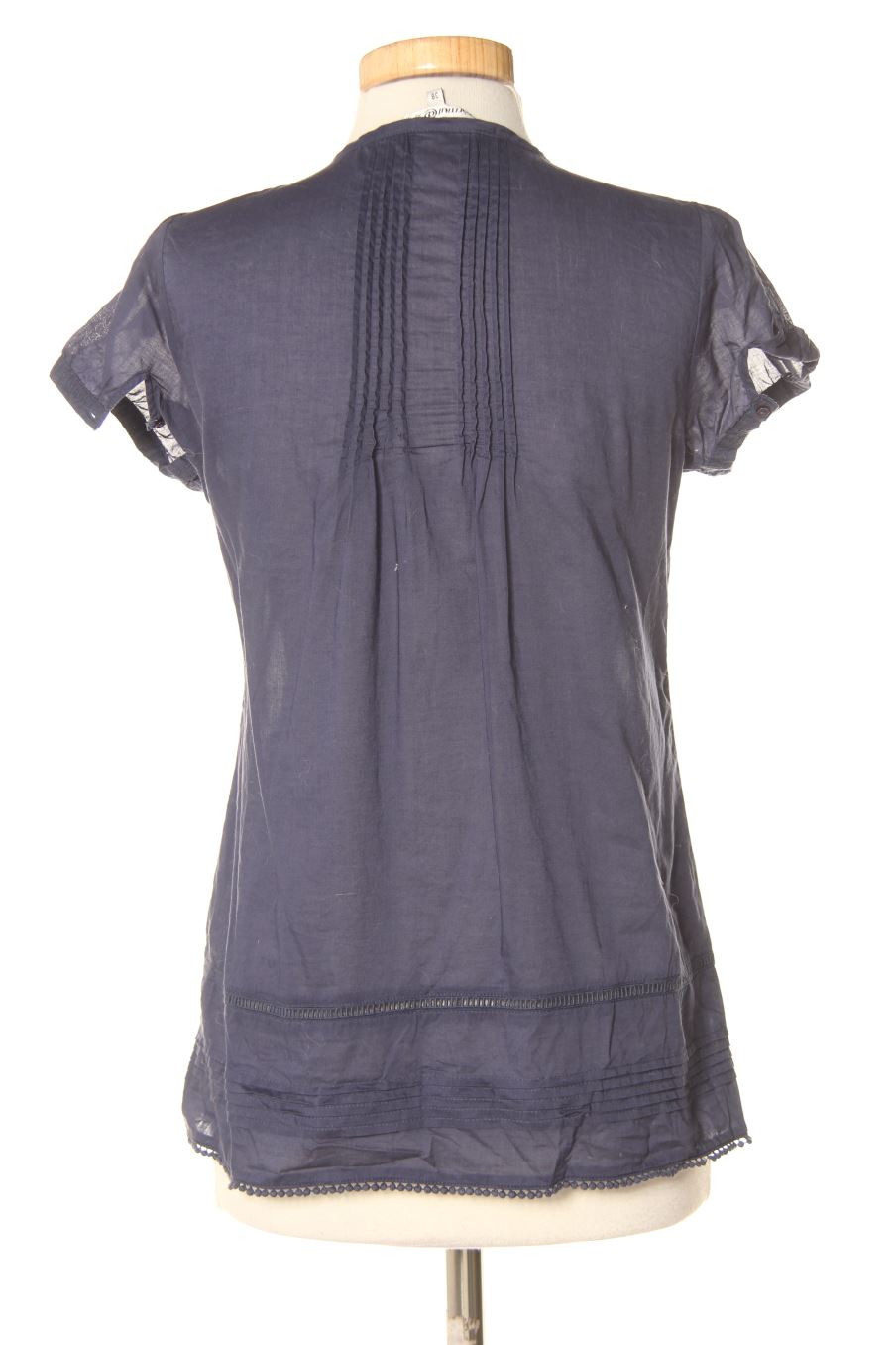 Blouse à manches courtes Fórmula Joven de la taille 38, de couleur bleu marine