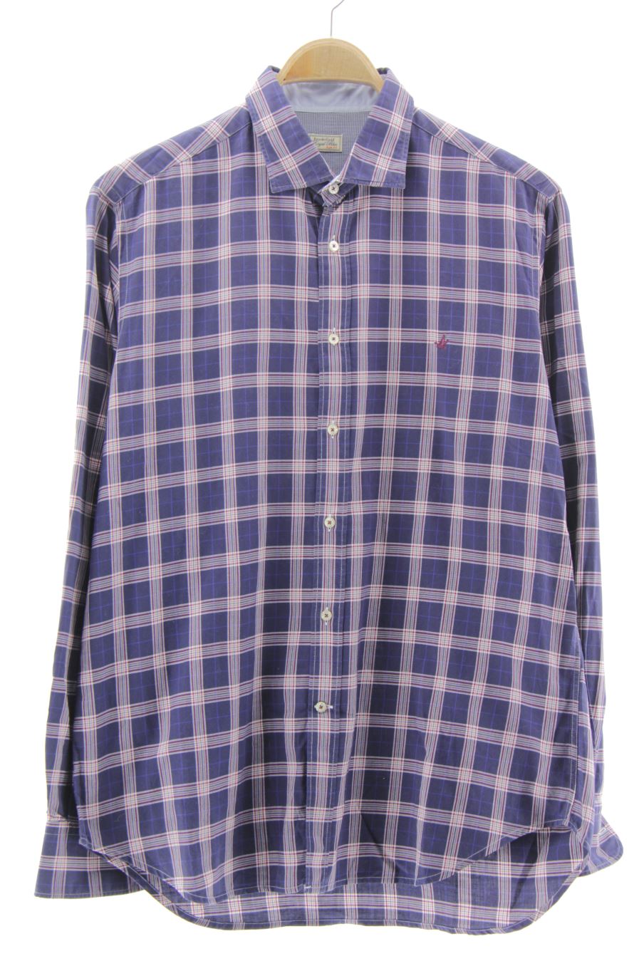 Camisa manga larga de Royal blue de la talla L