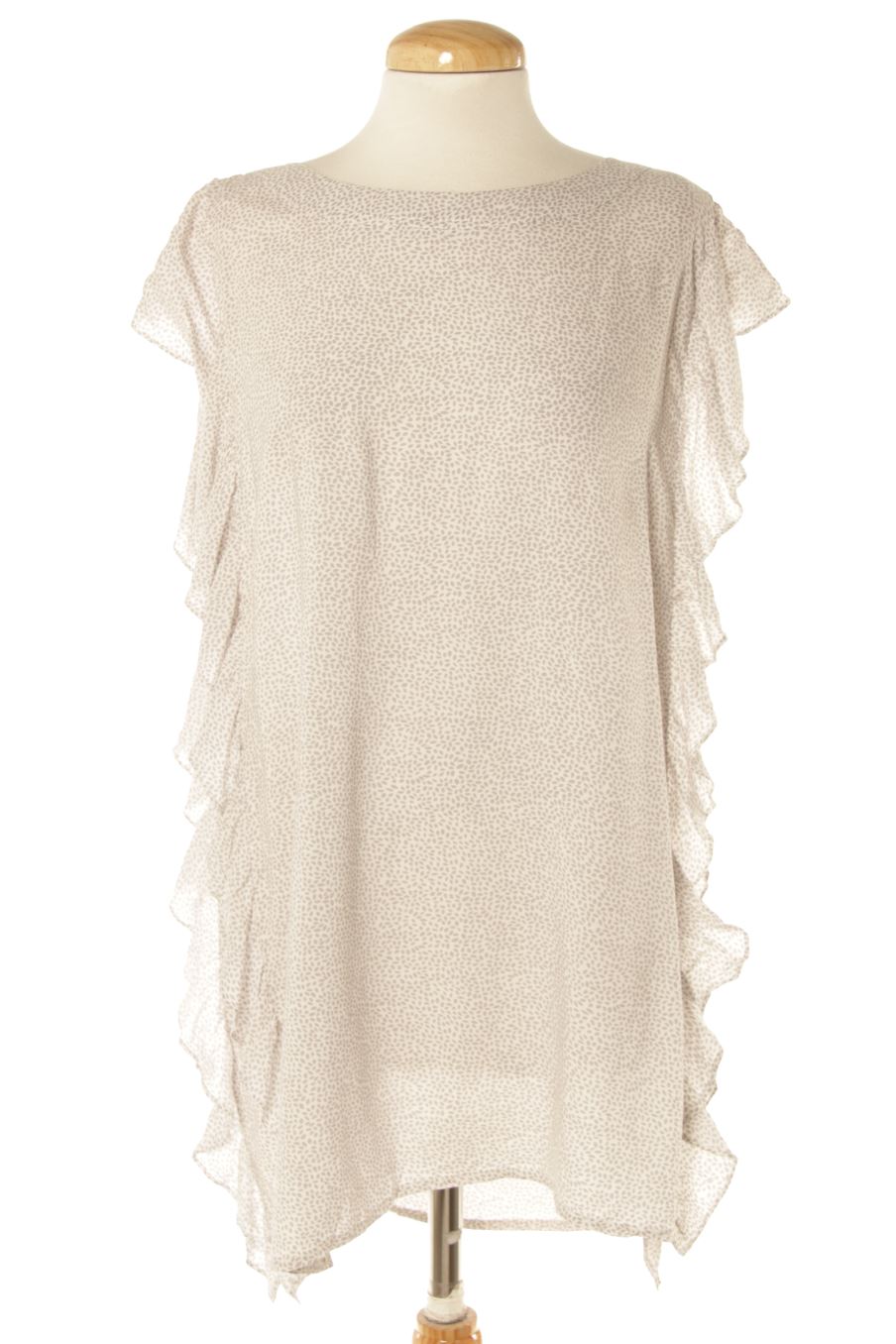 Kurzärmelige Bluse von Easy wear Größe 40, Farbe Grau, für
