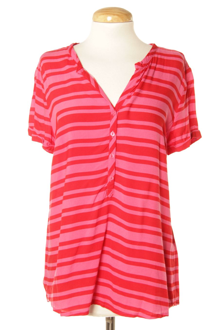 Kurzärmelige Bluse von Tom tailor Größe 36, Farbe Gestreift, für