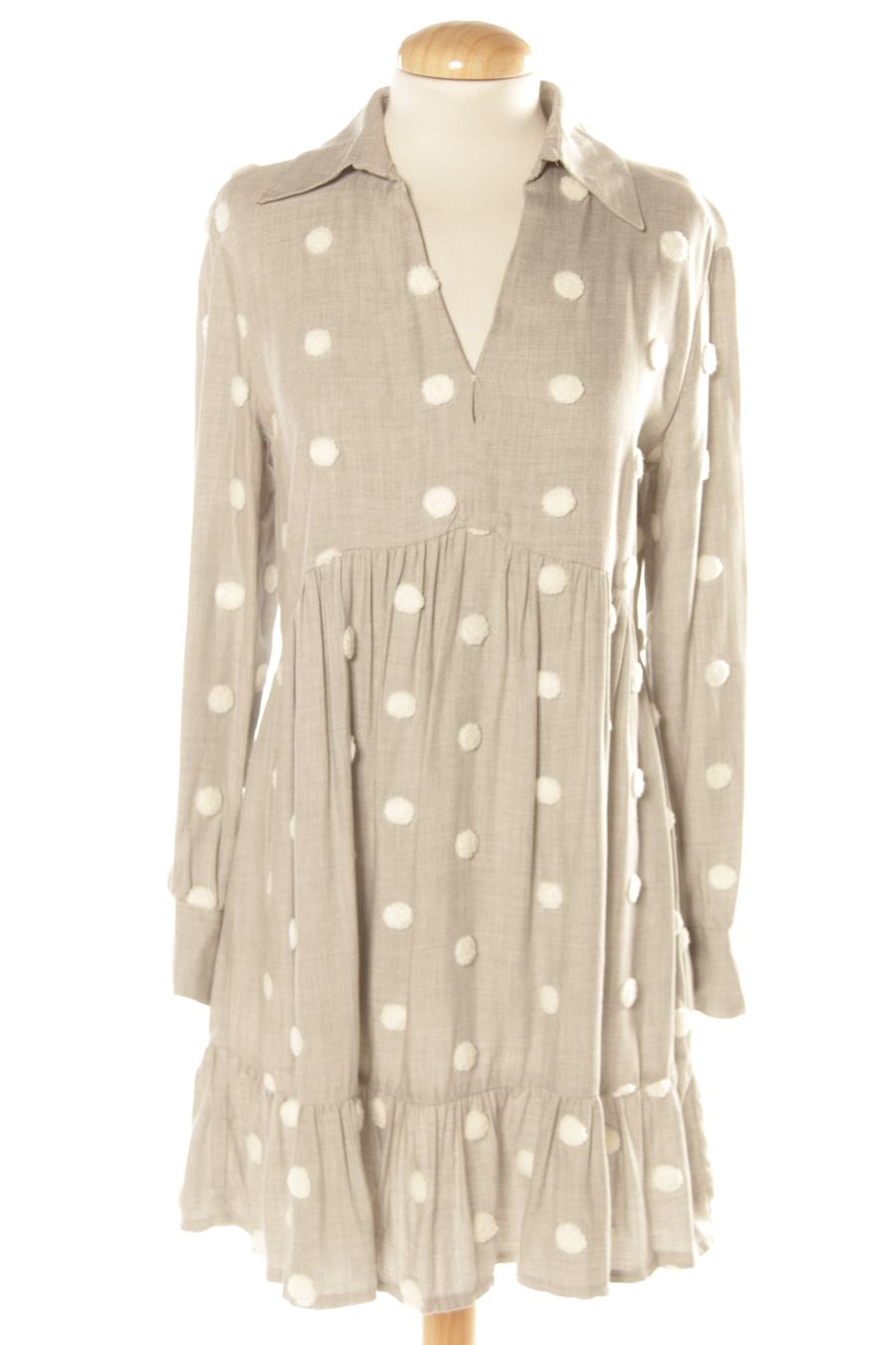 Einfaches Kleid von Zara Größe M, Farbe Grau, für