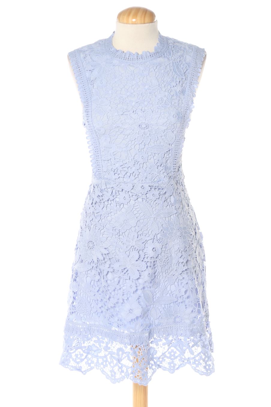 Robe casual Boohoo de la taille 36, de couleur bleu